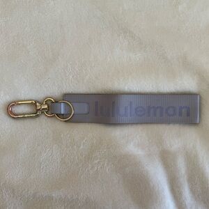 Lululemon Never Lost Purple/Gold Keychain